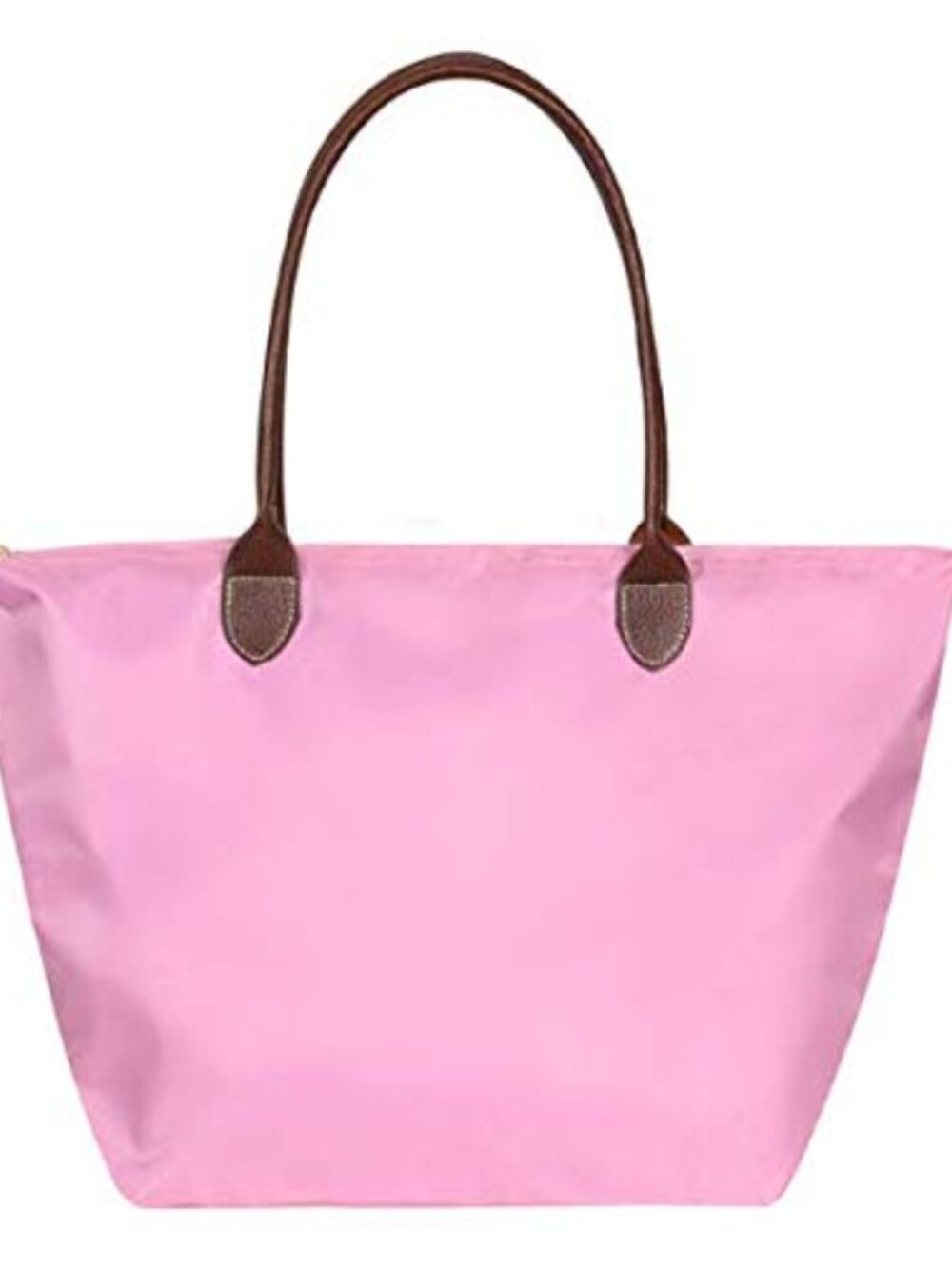 Genuine Leather Canvas Tote Bag Top Handle Satchel Purse